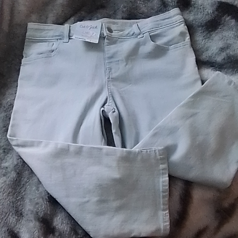 Cat & Jack Jeans Capri pants light blue